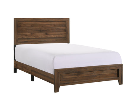 Millie Cherry Brown Full Panel Bed by Crown Mark at Eve Furniture