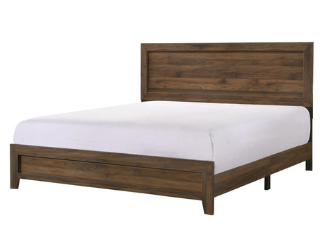 Millie Cherry Brown Panel Bedroom Set by Crown Mark at Eve Furniture
