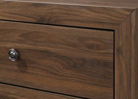 Millie Cherry Brown Panel Bedroom Set by Crown Mark at Eve Furniture