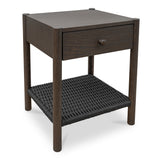 Millie Dark Brown Nightstand by MOES at Eve Furniture