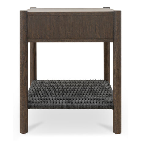 Millie Dark Brown Nightstand by MOES at Eve Furniture