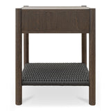 Millie Dark Brown Nightstand by Moe's Home at Eve Furniture