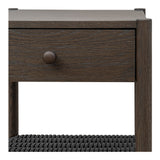 Millie Dark Brown Nightstand by Moe's Home at Eve Furniture