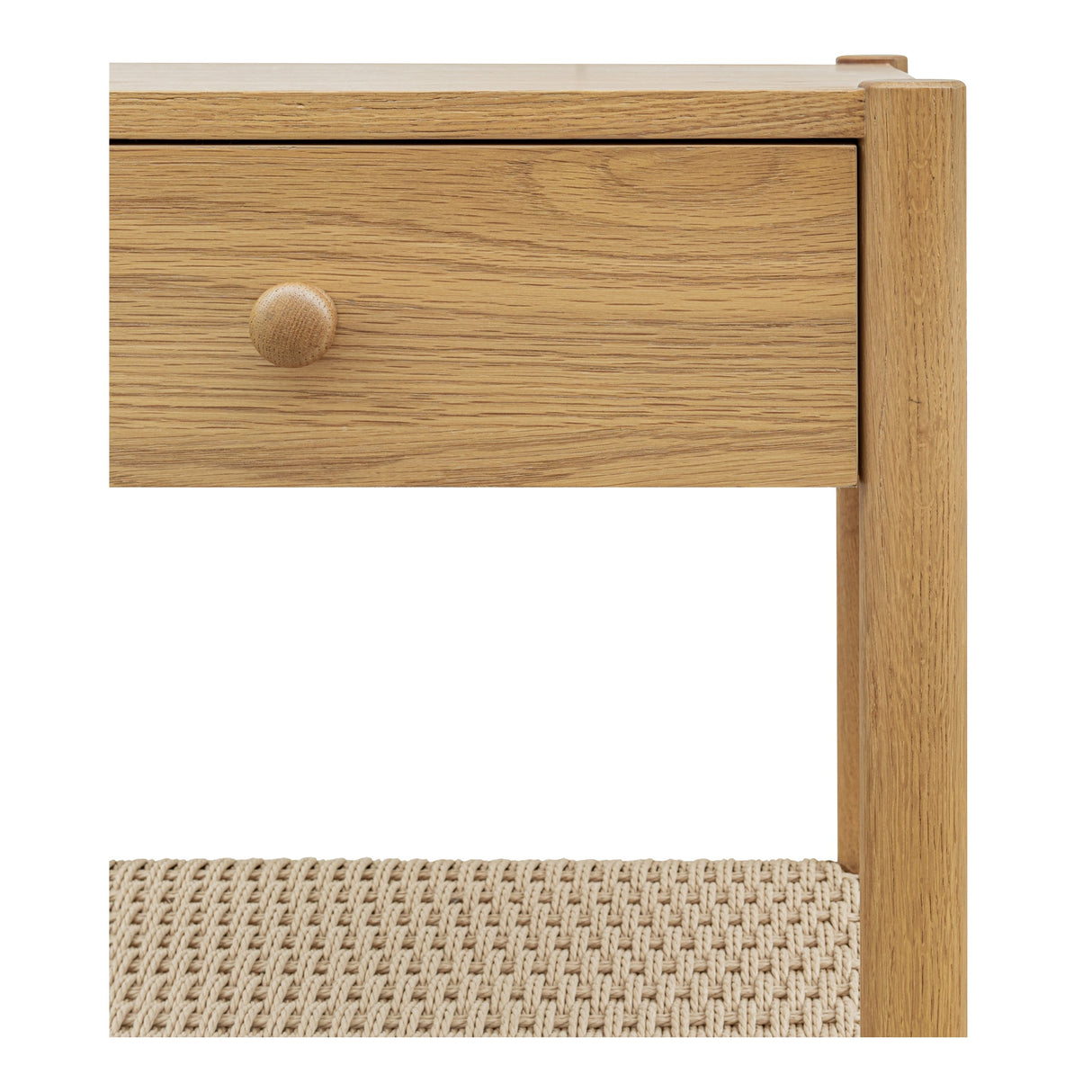 Millie Natural Nightstand by Moe's Home at Eve Furniture