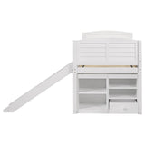 Millie Twin Workstation Loft Bed White