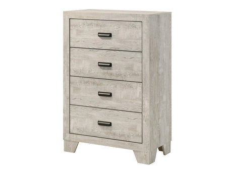 Millie White Chest by Crown Mark at Eve Furniture