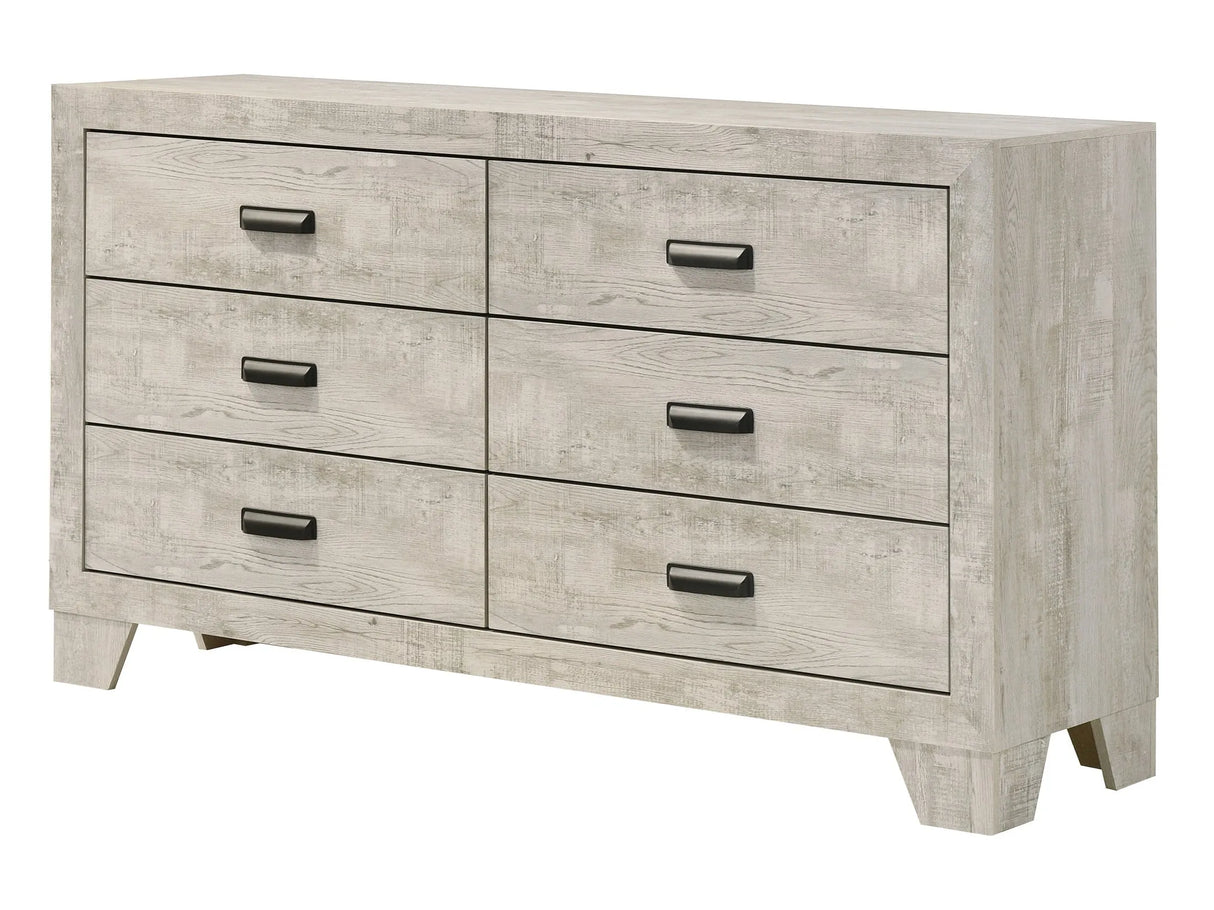 Millie White Dresser by Crown Mark at Eve Furniture