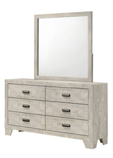 Millie White Dresser Mirror by Crown Mark at Eve Furniture