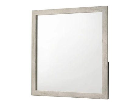 Millie White Dresser Mirror by Crown Mark at Eve Furniture