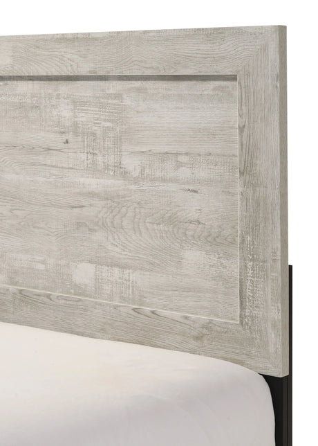 Millie White King Bed by Crown Mark at Eve Furniture