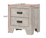 Millie White Nightstand by Crown Mark at Eve Furniture