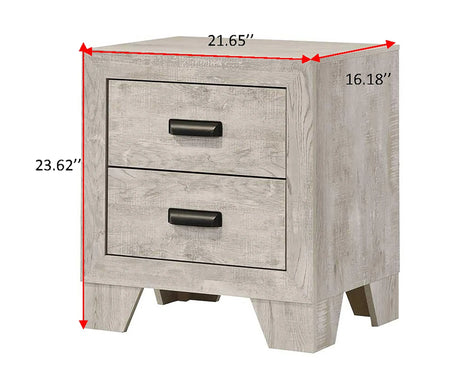 Millie White Nightstand by Crown Mark at Eve Furniture