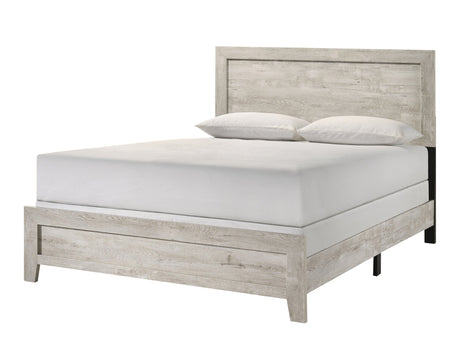 Millie White Queen Bed by Crown Mark at Eve Furniture