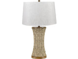 Millie White/Brown Table Lamp (Set of 2) by Crestview at Eve Furniture