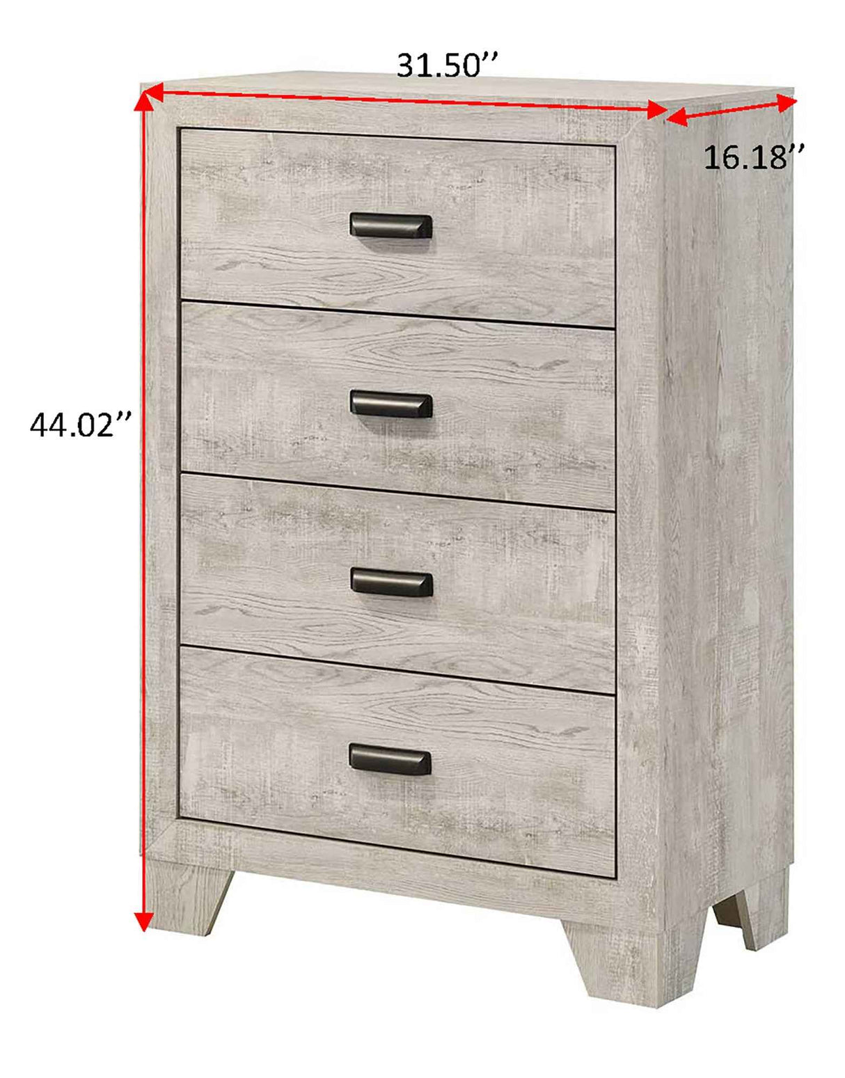 Millie Whitewash Chest