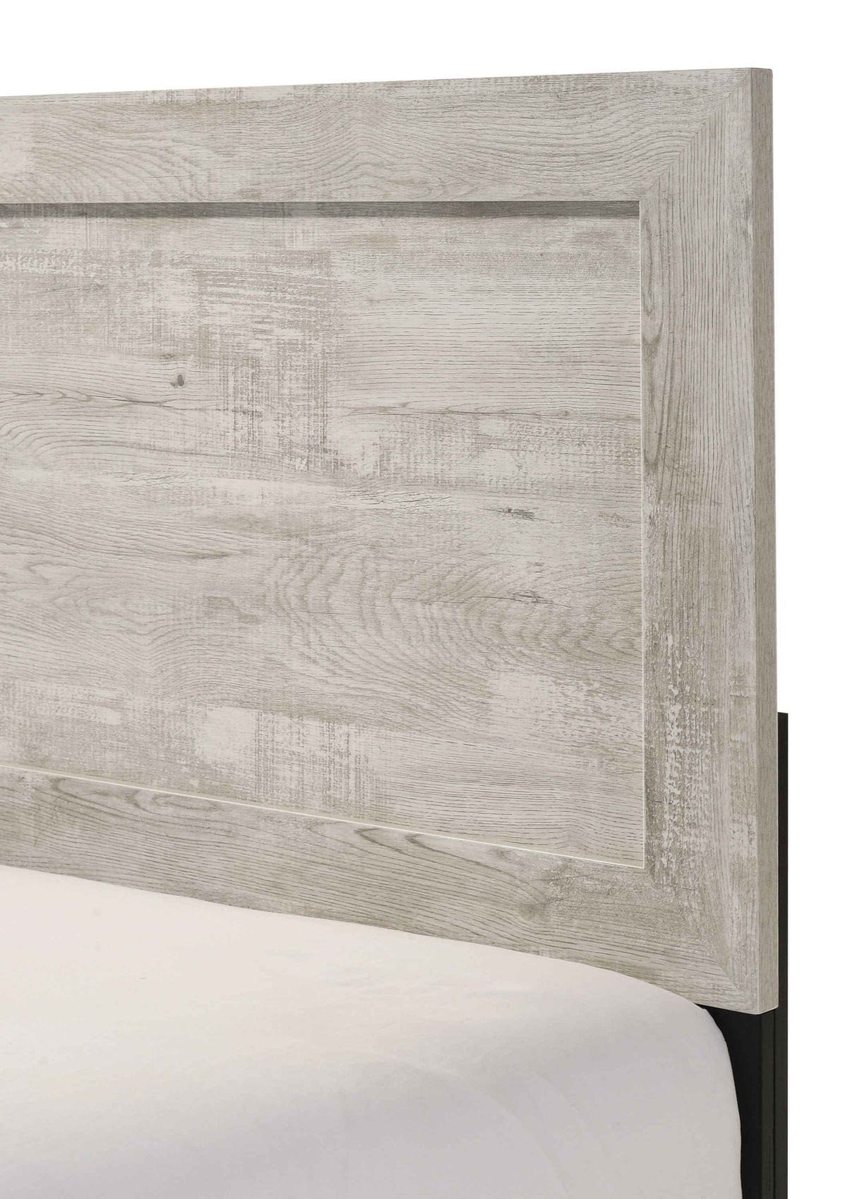 Millie Whitewash Full Panel Bed