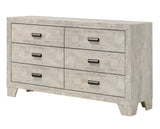 Millie Whitewash Panel Bedroom Set by Crown Mark at Eve Furniture