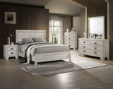 Millie Whitewash Panel Bedroom Set