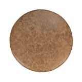 Millo Sedona Brown 18" Round Ottoman by Classic Home at Eve Furniture