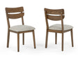 Mills Beige/Brown Dining Chair (Set of 4) by Crown Mark at Eve Furniture
