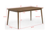 Mills Brown Dining Table by Crown Mark at Eve Furniture
