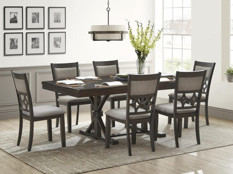 Milo Brown Dining Room Set by Cosmos Furniture at Eve Furniture