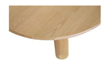 Milo Coffee Table - Oak by Moe's Home at Eve Furniture