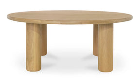 Milo Coffee Table - Oak by Moe's Home at Eve Furniture