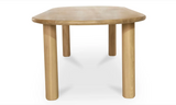 Milo Large Dining Table Oak by Moe's Home at Eve Furniture