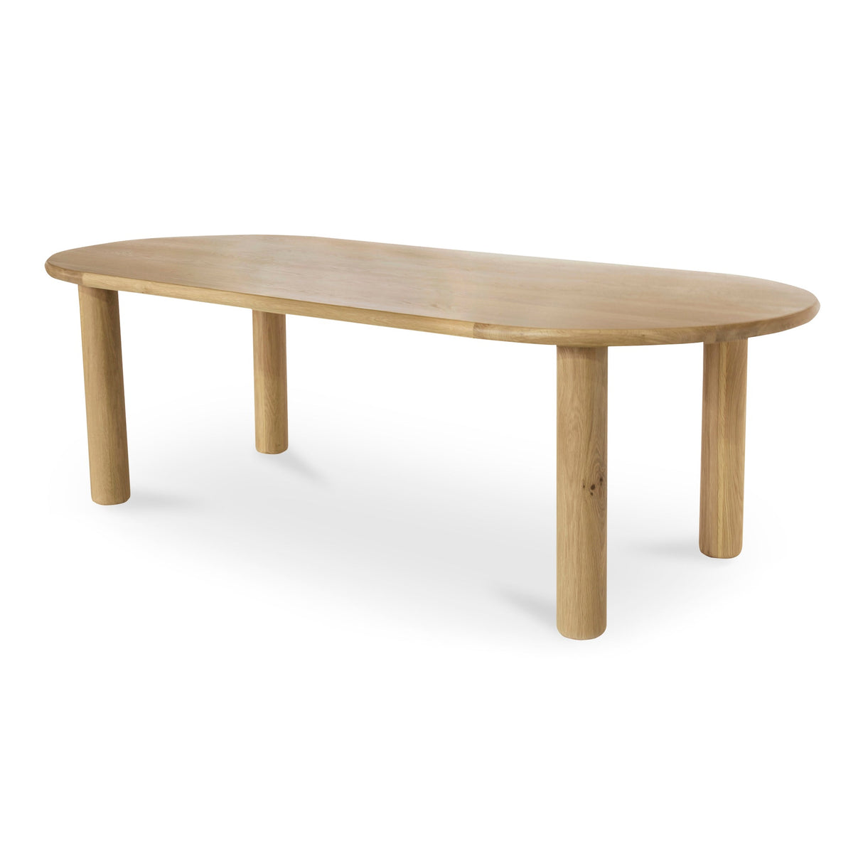 Milo Oak Large Dining Table by Moe's Home at Eve Furniture