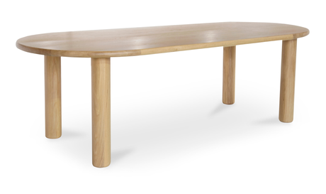 Milo Small Dining Table Oak by Moe's Home at Eve Furniture