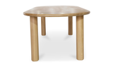 Milo Small Dining Table Oak by Moe's Home at Eve Furniture