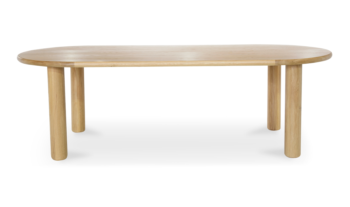 Milo Small Dining Table Oak by Moe's Home at Eve Furniture