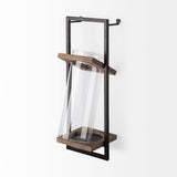 Milton Rustic wall mounted candle holder by Mercana at Eve Furniture