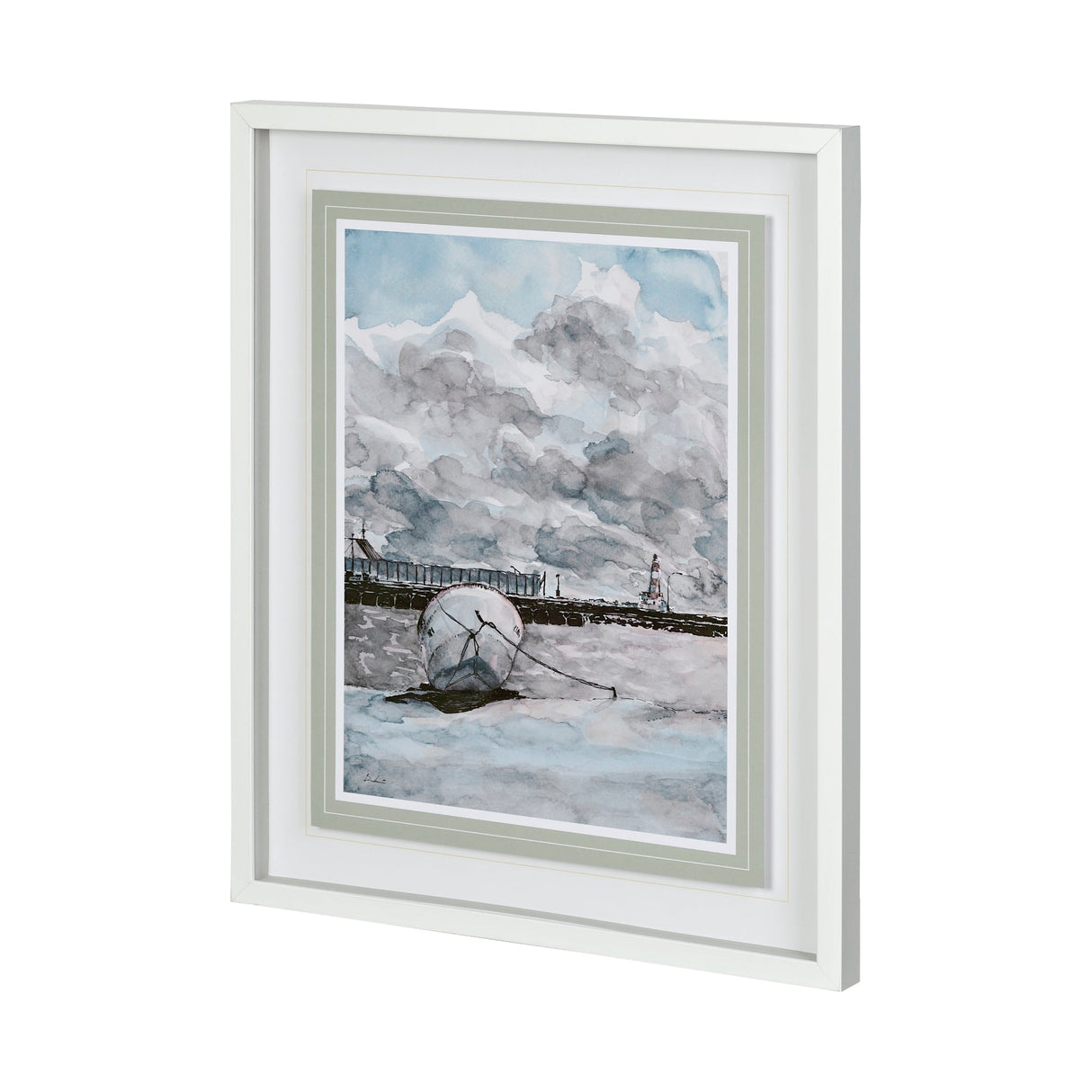 Minato I by Amber Zhou a Framed Art Print Matted under Glass by Mercana at Eve Furniture