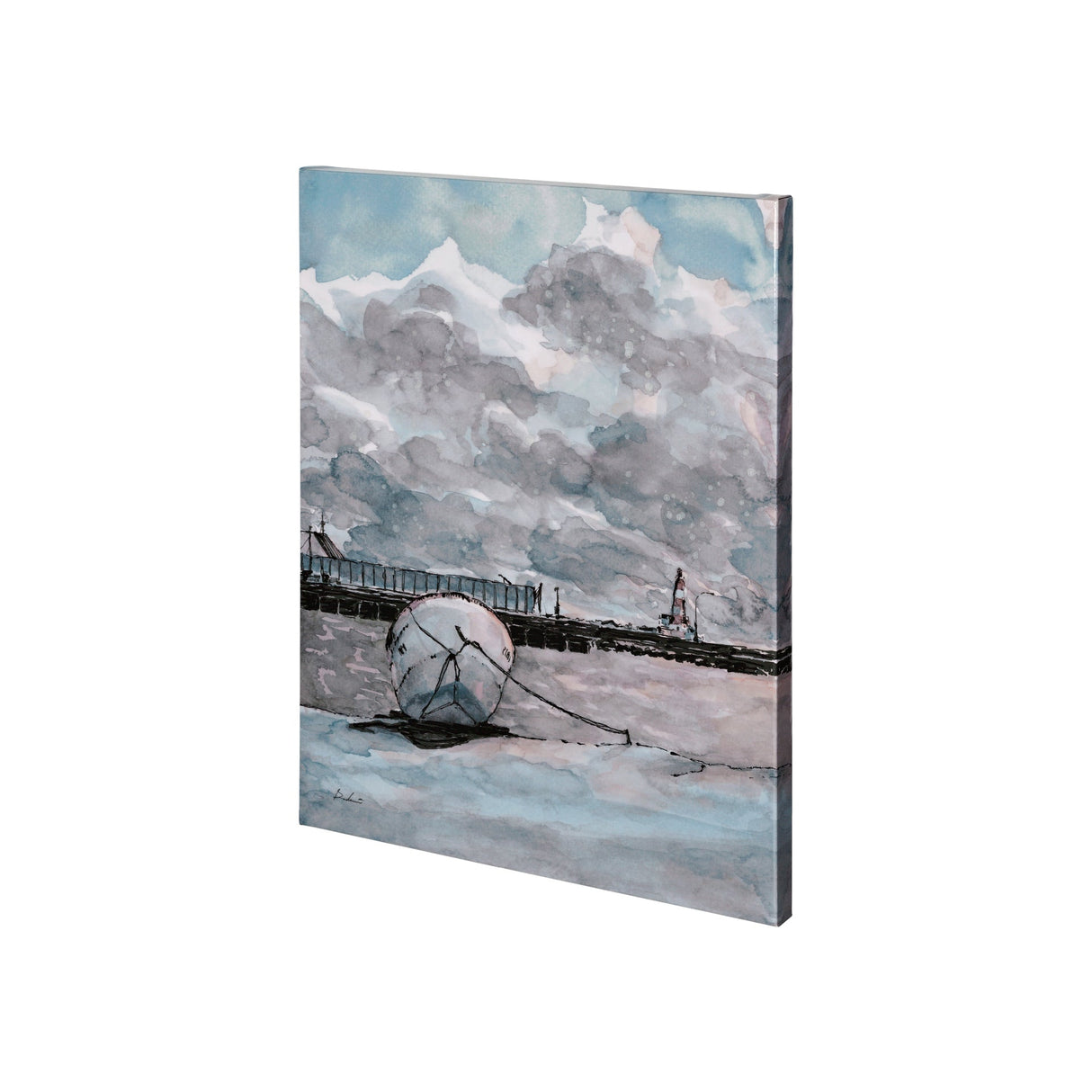Minato I by Mercana Studio a Hand Embellished Textured Canvas by Mercana at Eve Furniture