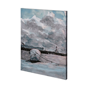 Minato I by Mercana Studio a Hand Embellished Textured Canvas by Mercana at Eve Furniture