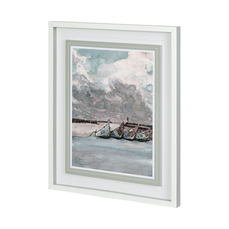Minato II by Amber Zhou a Framed Art Print Matted under Glass by Mercana at Eve Furniture