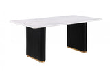Minden Black/White 7-Piece Dining Room Set