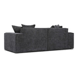 Mindy 84" Chenille Basketweave Modular Loveseat by TOV Furniture at Eve Furniture