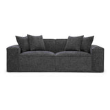 Mindy Chenille Basketweave Modular Loveseat by TOV Furniture at Eve Furniture