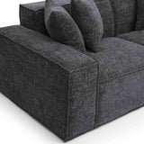 Mindy Chenille Basketweave Modular Loveseat by TOV Furniture at Eve Furniture