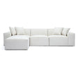 Mindy Chenille Basketweave Modular Sectional by TOV Furniture at Eve Furniture