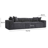Mindy Chenille Basketweave Modular Sofa by TOV Furniture at Eve Furniture