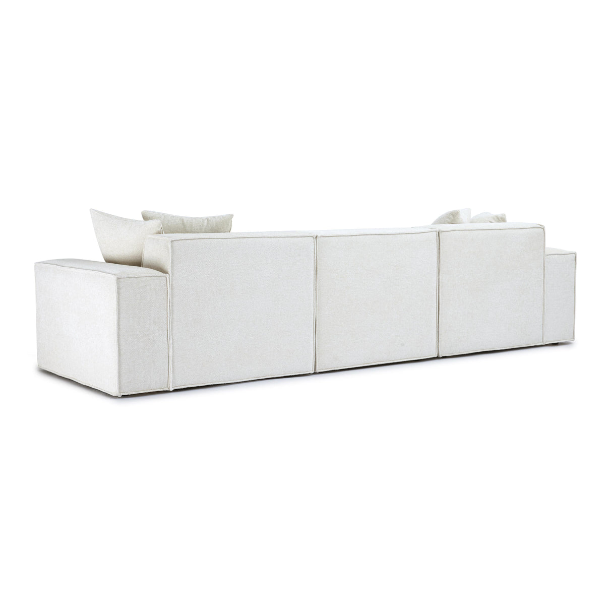 Mindy Chenille Basketweave Modular Sofa by TOV Furniture at Eve Furniture