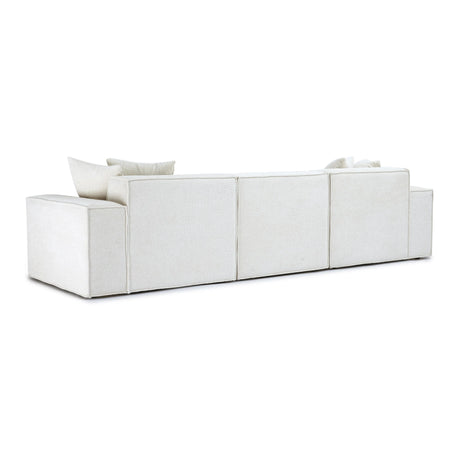 Mindy Chenille Basketweave Modular Sofa by TOV Furniture at Eve Furniture