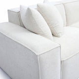 Mindy Chenille Basketweave Modular Sofa by TOV Furniture at Eve Furniture