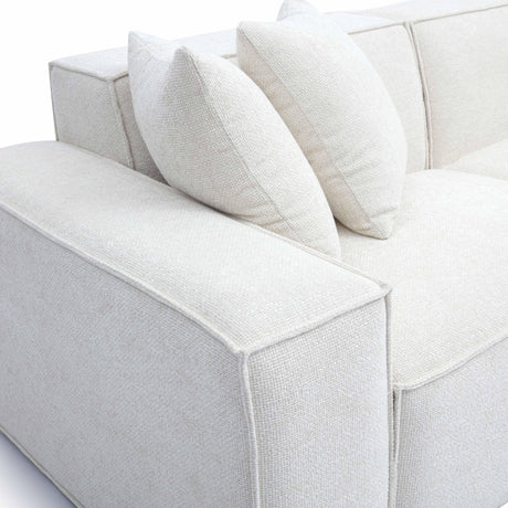 Mindy Chenille Basketweave Modular Sofa by TOV Furniture at Eve Furniture