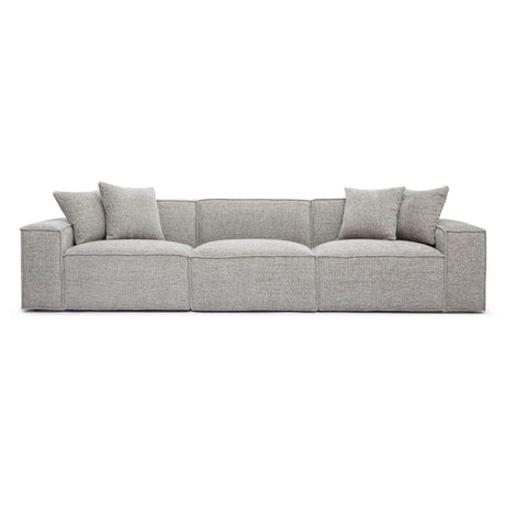 Mindy Chenille Basketweave Modular Sofa by TOV Furniture at Eve Furniture