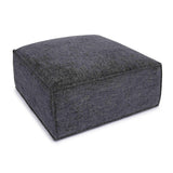 Mindy Chenille Basketweave Ottoman by TOV Furniture at Eve Furniture